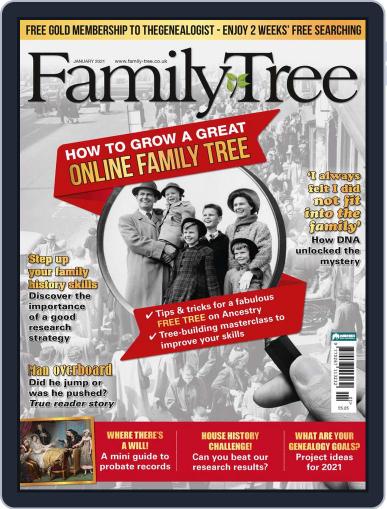 Family Tree UK January 1st, 2021 Digital Back Issue Cover
