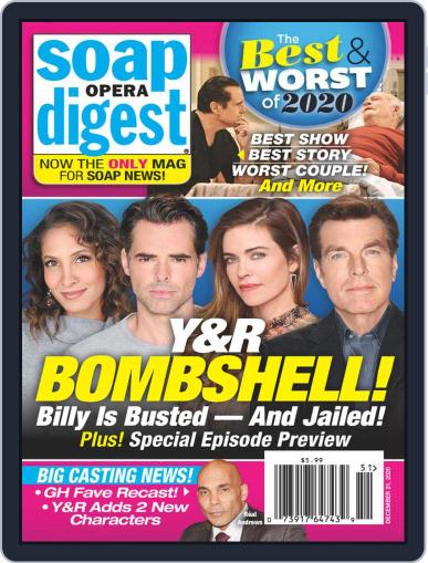 Soap Opera Digest December 21st, 2020 Digital Back Issue Cover