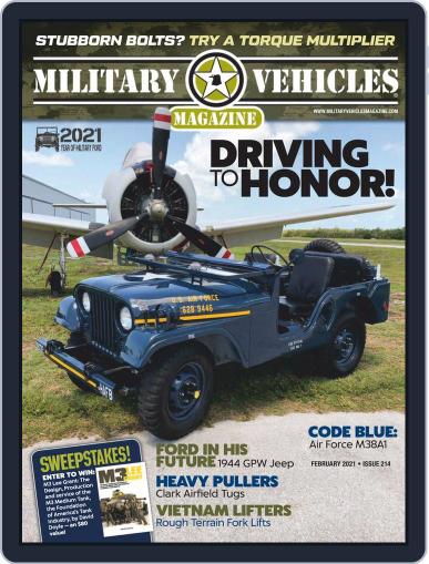 Military Vehicles February 1st, 2021 Digital Back Issue Cover