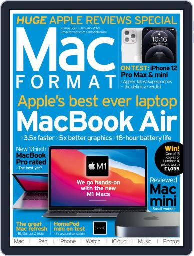 MacFormat January 1st, 2021 Digital Back Issue Cover