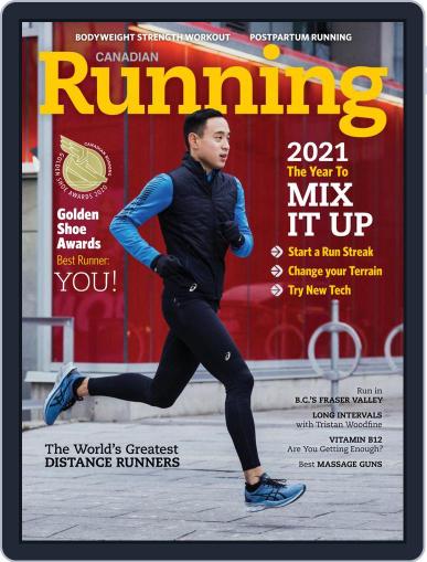 Canadian Running January 1st, 2021 Digital Back Issue Cover