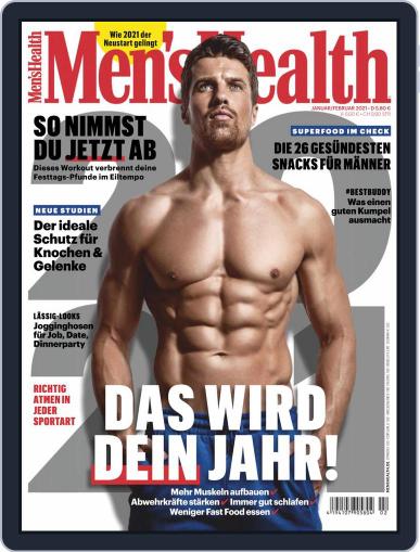 Men’s Health Deutschland January 1st, 2021 Digital Back Issue Cover