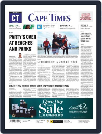 Cape Times December 15th, 2020 Digital Back Issue Cover