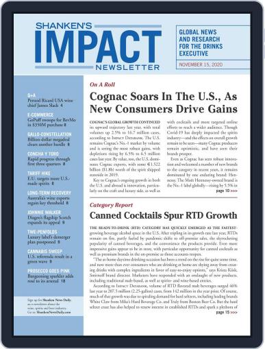 Shanken's Impact Newsletter (Digital) November 15th, 2020 Issue Cover