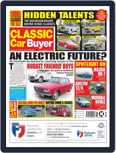 Classic Car Buyer December 16th, 2020 Digital Back Issue Cover