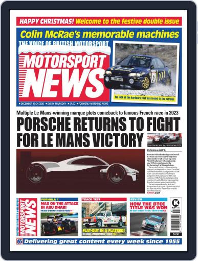 Motorsport News December 17th, 2020 Digital Back Issue Cover