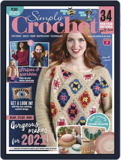 Simply Crochet January 1st, 2021 Digital Back Issue Cover