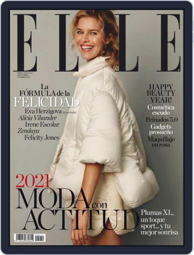 Elle España January 1st, 2021 Digital Back Issue Cover
