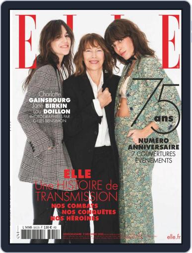Elle France December 11th, 2020 Digital Back Issue Cover