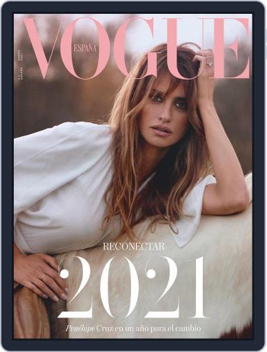 Vogue España January 1st, 2021 Digital Back Issue Cover