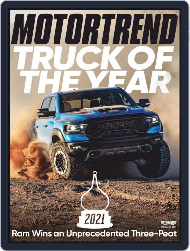 MotorTrend February 1st, 2021 Digital Back Issue Cover