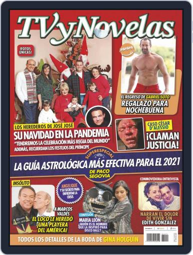 TV y Novelas México December 21st, 2020 Digital Back Issue Cover