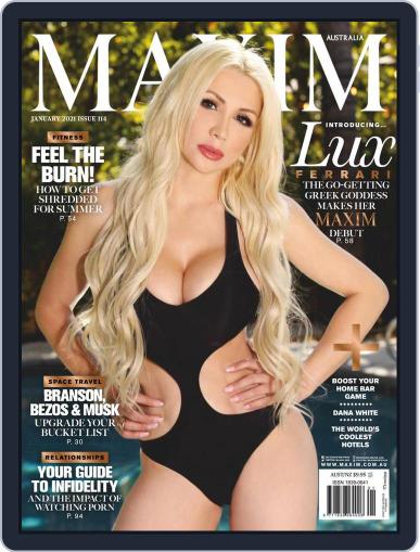 Maxim Australia January 1st, 2021 Digital Back Issue Cover