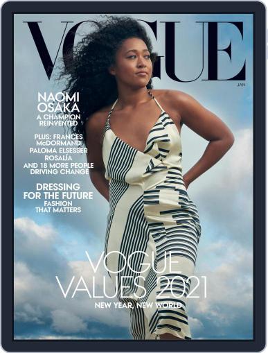 Vogue January 1st, 2021 Digital Back Issue Cover