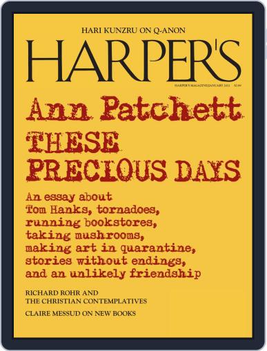 Harper's January 1st, 2021 Digital Back Issue Cover