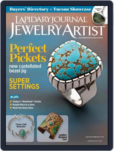 Lapidary Journal Jewelry Artist January 1st, 2021 Digital Back Issue Cover
