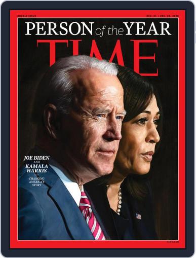 Time Magazine International December 21st, 2020 Digital Back Issue Cover