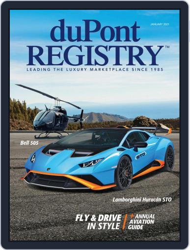 duPont REGISTRY January 1st, 2021 Digital Back Issue Cover