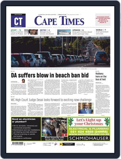 Cape Times December 23rd, 2020 Digital Back Issue Cover