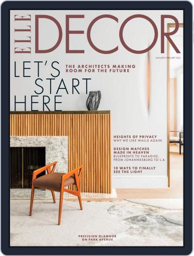 ELLE DECOR January 1st, 2021 Digital Back Issue Cover