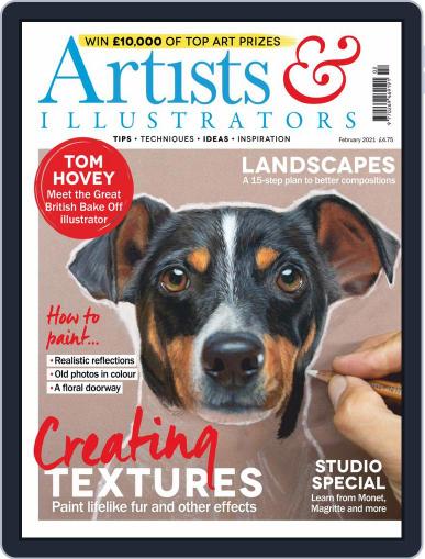 Artists & Illustrators February 1st, 2021 Digital Back Issue Cover