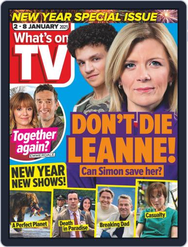 What's on TV January 2nd, 2021 Digital Back Issue Cover