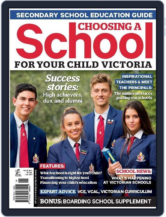 Choosing A School For Your Child Vic Magazine (Digital) Subscription                    September 13th, 2017 Issue