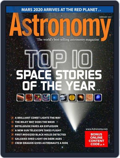 Astronomy February 1st, 2021 Digital Back Issue Cover
