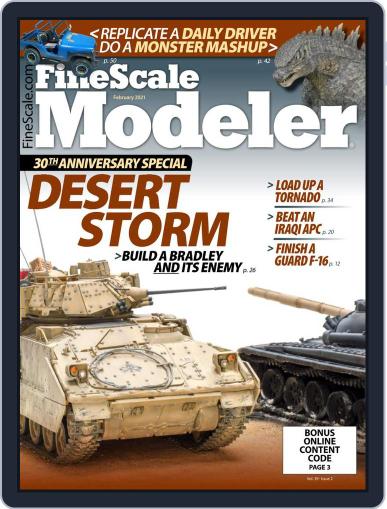 FineScale Modeler February 1st, 2021 Digital Back Issue Cover