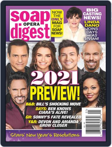 Soap Opera Digest January 4th, 2021 Digital Back Issue Cover