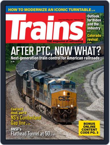 Trains February 1st, 2021 Digital Back Issue Cover