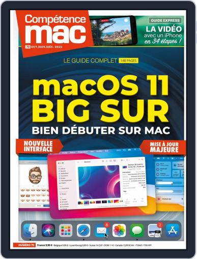 Compétence Mac October 1st, 2020 Digital Back Issue Cover