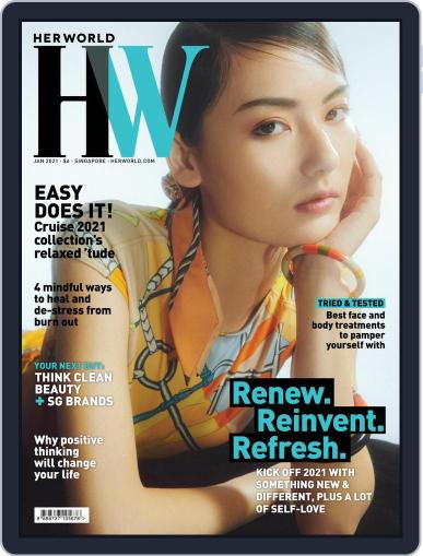 Her World Singapore January 1st, 2021 Digital Back Issue Cover