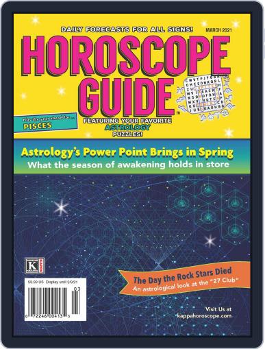 Horoscope Guide March 1st, 2021 Digital Back Issue Cover