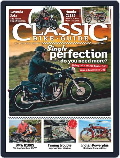 Classic Bike Guide January 1st, 2021 Digital Back Issue Cover