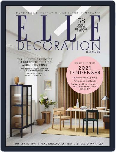 ELLE Decoration Denmark January 1st, 2021 Digital Back Issue Cover