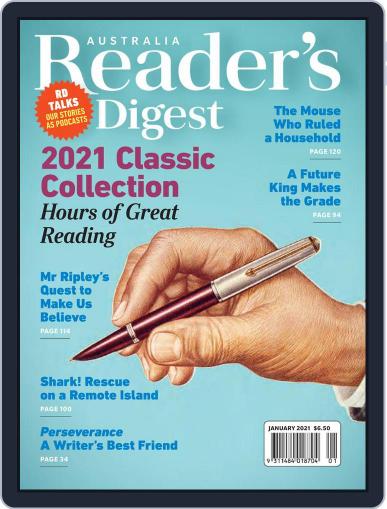 Readers Digest Australia January 1st, 2021 Digital Back Issue Cover