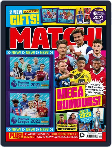 MATCH! December 29th, 2020 Digital Back Issue Cover