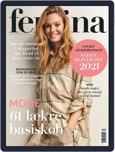 femina Denmark December 29th, 2020 Digital Back Issue Cover