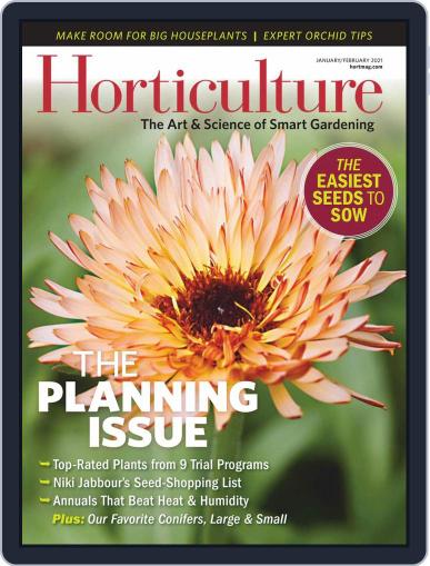 Horticulture January 1st, 2021 Digital Back Issue Cover
