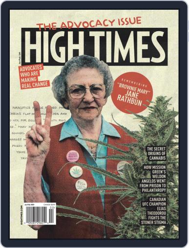 High Times January 1st, 2021 Digital Back Issue Cover