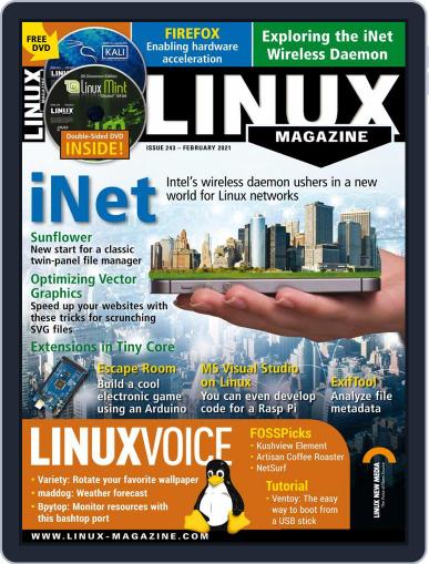 Linux February 1st, 2021 Digital Back Issue Cover
