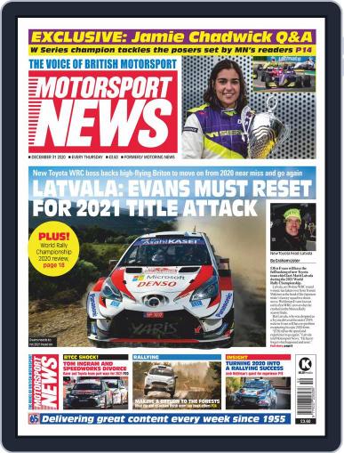 Motorsport News December 31st, 2020 Digital Back Issue Cover