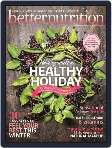 Better Nutrition December 1st, 2020 Digital Back Issue Cover