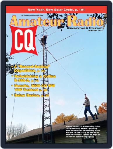 CQ Amateur Radio January 1st, 2021 Digital Back Issue Cover