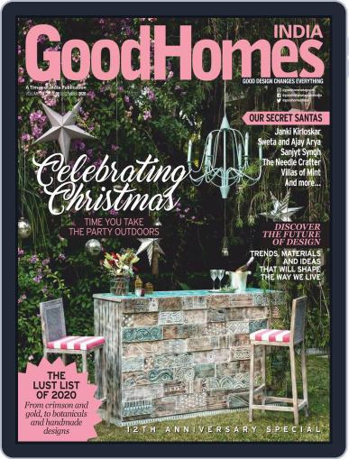 GoodHomes India December 1st, 2020 Digital Back Issue Cover