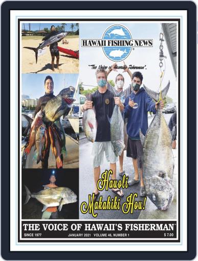 Hawaii Fishing News January 1st, 2021 Digital Back Issue Cover