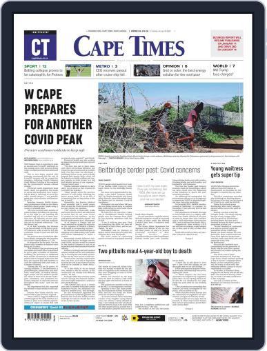 Cape Times January 5th, 2021 Digital Back Issue Cover