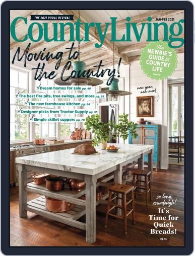 Country Living January 1st, 2021 Digital Back Issue Cover