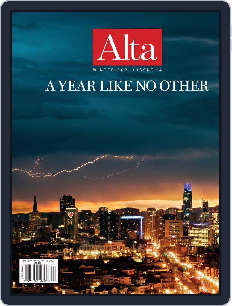Journal of Alta California (Digital) Subscription                    December 1st, 2020 Issue
